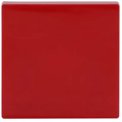 ABB Busch-Jaeger Future Solo Carat bedieningselement wis / kruis / puls aan / uit enkele wip rood RAL 3020 2CKA001751A3145