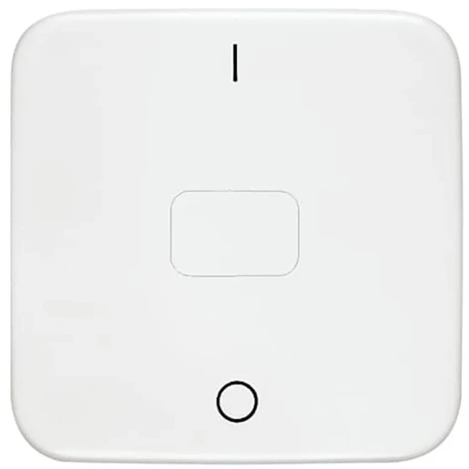 ABB Busch-Jaeger Reflex SI bedieningselement 2-polig (10a) 2 stuks aan / uit enkele wip wit RAL 9010 2CKA001434A0570