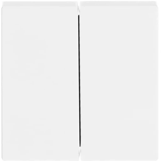 ABB Busch-Jaeger Future Solo Axcent Carat bedieningselement serie en wissel aan / uit tweedelige wip wit RAL 9016 2CKA001751A2752