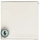 ABB Busch-Jaeger centraalplaat + kd + slot verloop si ip44 70x70x32mm klapdeksel beige RAL 1013 2CKA001710A2298