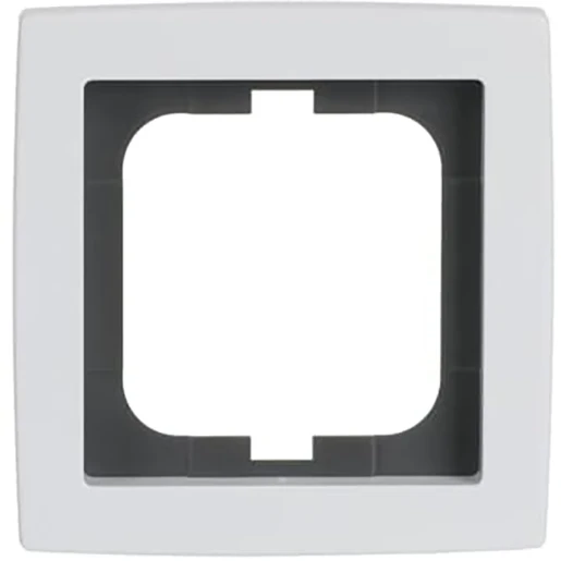 ABB Busch-Jaeger Solo Afdekraam 1-voudig Horizontaal en verticaal Wit RAL 9016 IP20 2CKA001754A4109