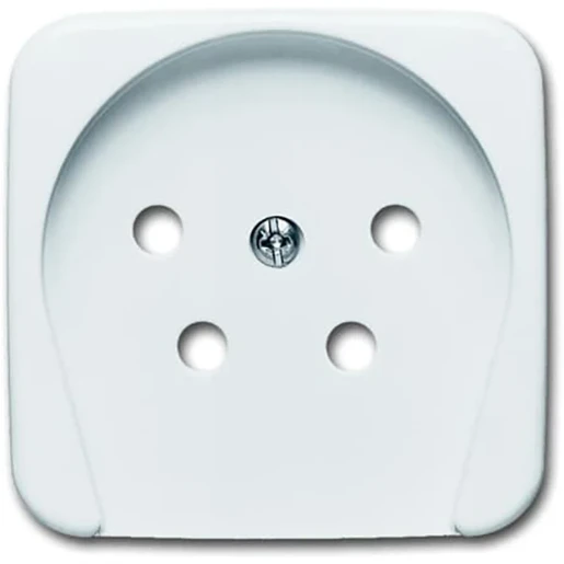 ABB Busch-Jaeger SI Centraalplaat telefoon PTT steker TAE Bedieningselement 1 connector Zonder label wit 2CKA001753A0417