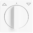 ABB Busch-Jaeger Future Solo Axcent Carat Centraalplaat knevelgreep wit RAL 9016 2CKA001710A3172