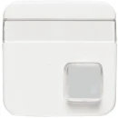 ABB Busch-Jaeger Reflex SI Infoline infoline centraalplaat impulsdrukker aan / uit enkele drukker wit RAL 9010 2CKA001582A0345