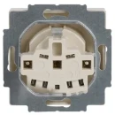 ABB Busch-Jaeger Future Solo Carat wandcontactdoos centraalplaat inbouw 16A 250V RA Glanzend wit RAL 1013 IP20 2CKA002011A3779