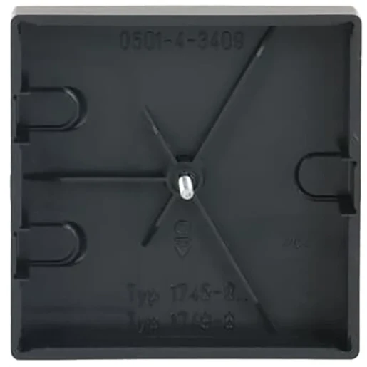 ABB Busch-Jaeger Future centraalplaat 1x uit boring 10mm Jack plug Centraalplaat Zonder label zwart 2CKA001710A3896