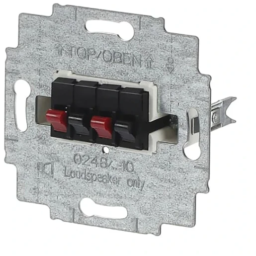 ABB Busch-Jaeger Balance SI Future Solo Axcent onderdeel/ centraalplaat Basiselement 2 connectoren Zonder label antraciet 2CKA000230A0404