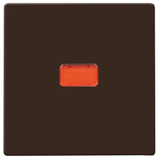 ABB Busch-Jaeger bedieningselement rode lens wis contr aan / uit enkele wip bruin RAL 8017 2CKA001731A1964