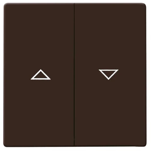 ABB Busch-Jaeger Bedieningselement tweedelige wip bruin RAL 8017 2CKA001731A1970