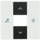 ABB Busch-Jaeger F@home centraalplaat fancoil enkele drukker wit RAL 9016 2CKA006220A0250