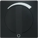 ABB Busch-Jaeger Future Centraalplaat + greep draaiknop zwart RAL 9005 2CKA001710A3892