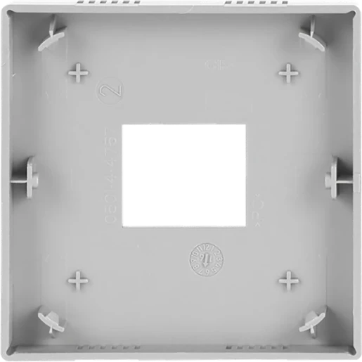 ABB Busch-Jaeger F@home centraalplaat fancoil enkele drukker aluminium RAL 9006 2CKA006220A0249