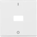 ABB Busch-Jaeger bedieningselement open 2-p/3-p aan / uit enkele wip wit RAL 9010 2CKA001731A1627