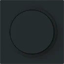 ABB Busch-Jaeger Art linear Centraalplaat draaiknop zwart RAL 9005 2CKA006599A3055