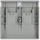 ABB Busch-Jaeger Future Centraalplaat Jack plug Centraalplaat 2 connectoren Met label aluminium 2CKA001710A3676