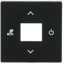 ABB Busch-Jaeger F@home centraalplaat enkele drukker zwart RAL 9005 2CKA006220A0511