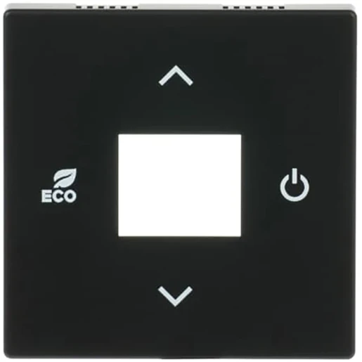 ABB Busch-Jaeger F@home centraalplaat enkele drukker zwart RAL 9005 2CKA006220A0511