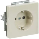 ABB Busch-Jaeger Future Solo Carat wandcontactdoos centraalplaat inbouw 16A 250V RA KV Glanzend wit RAL 1013 IP20 2CKA002013A5244