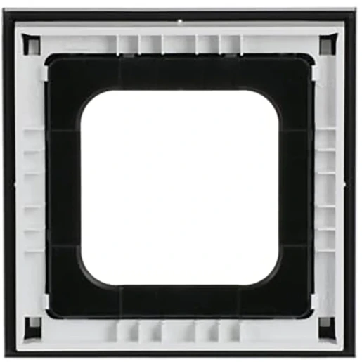 ABB Busch-Jaeger Axcent pur Afdekraam 1-voudig Horizontaal en verticaal Titanium IP20 2CKA001754A4693