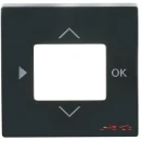 ABB Busch-Jaeger Future Carat Centraalplaat timer 6455-56 1098U (F) centraalplaat antraciet RAL 7021 2CKA006430A0303