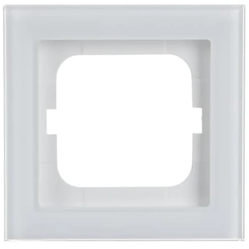 ABB Busch-Jaeger Axcent pur Afdekraam 1-voudig Horizontaal en verticaal Wit RAL 9016 IP20 2CKA001754A4437