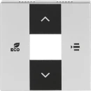 ABB Busch-Jaeger F@home centraalplaat fancoil enkele drukker aluminium RAL 9006 2CKA006220A0249