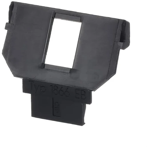 ABB Busch-Jaeger Balance SI Solo carat Alpha Im Inzetplaat 216000-2/216005-4 Modular-Jack Basiselement 1 connector Zonder label antraciet 2CKA001764A0174