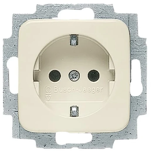 ABB Busch-Jaeger SI wandcontactdoos centraalplaat inbouw 16A 250V RA Glanzend RAL 1013 IP20 2CKA002011A2548