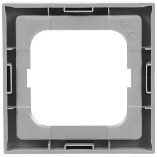 ABB Busch-Jaeger Future Afdekraam 1-voudig Horizontaal en verticaal Aluminium RAL 9006 IP20 2CKA001754A4301