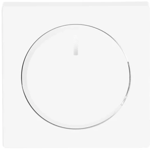 ABB Busch-Jaeger Future Solo Axcent Carat Centraalplaat draaiknop wit RAL 9016 2CKA006599A2953