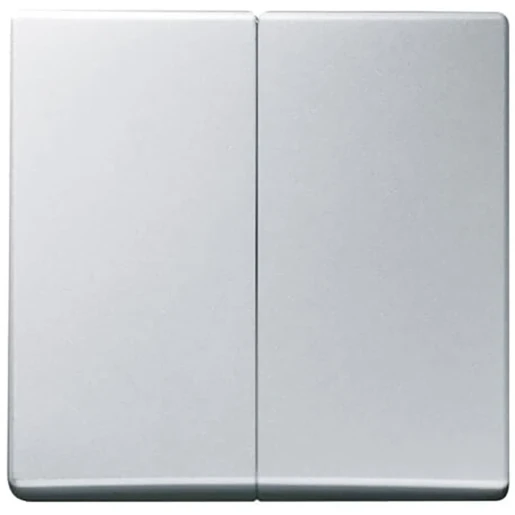 ABB Busch-Jaeger bedieningselement voor wissel en puls aan / uit tweedelige wip aluminium RAL 9006 2CKA001731A1959