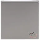 ABB Busch-Jaeger bedieningselement wip pulsdrukker aan / uit enkele wip RVS 2CKA001751A3191