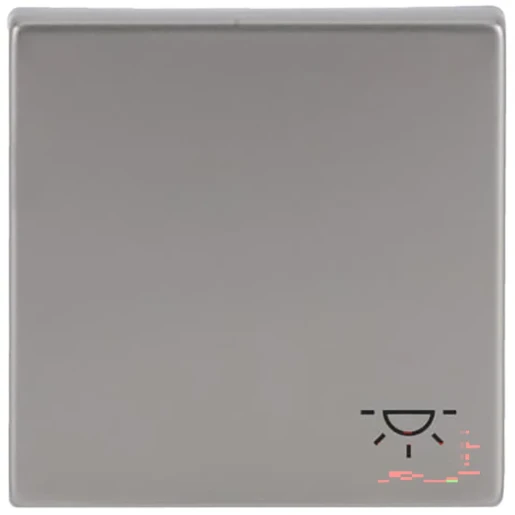 ABB Busch-Jaeger bedieningselement wip pulsdrukker aan / uit enkele wip RVS 2CKA001751A3191