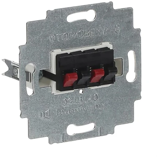 ABB Busch-Jaeger Balance SI Future Solo Axcent onderdeel/ centraalplaat Basiselement 2 connectoren Zonder label antraciet 2CKA000230A0404