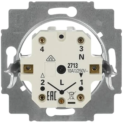 ABB Busch-Jaeger Jaloezieschakelaar impulsgeversokkel slot Sleutel 1P IP21 2CKA001101A0880