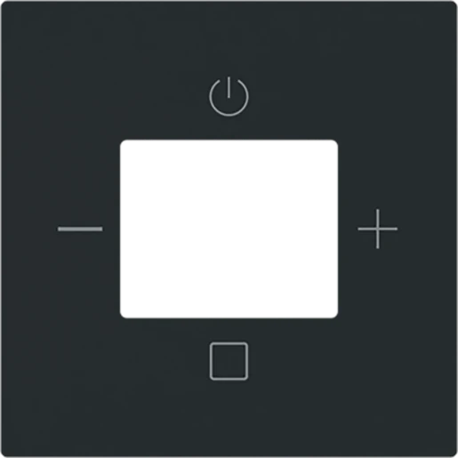 ABB Busch-Jaeger Art linear Centraalplaat Busch-radio DAB+ zwart 2CKA008200A0288