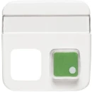 ABB Busch-Jaeger Reflex SI Infoline infoline centraalplaat 1520/1 ukz aan / uit tweedelige drukker wit RAL 9010 2CKA001582A0347