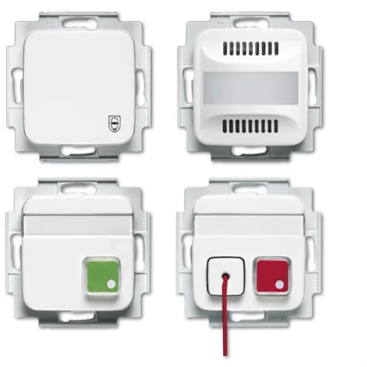 ABB Busch-Jaeger Reflex SI Infoline Miva toiletset VDE0834 set compleet 70x21mm wit IP20 2CKA001582A0423