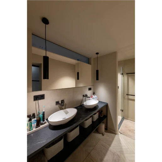 SLV Enola GU10 hanglamp qpar51 50W 300x67mm zwart IP20 151850