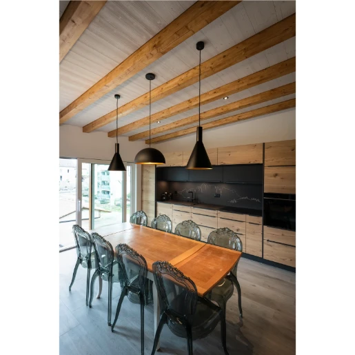 SLV Phelia E27 pendelarmatuur 23W 420x280mm goud IP20 1002950