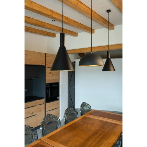 SLV Phelia E27 pendelarmatuur 23W 420x280mm goud IP20 1002950