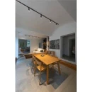 SLV Noblo railspot 3-fase symm 2700K 740lm 105x50mm faseafsnijding 21-40° - Mediumstralend zwart 1007644