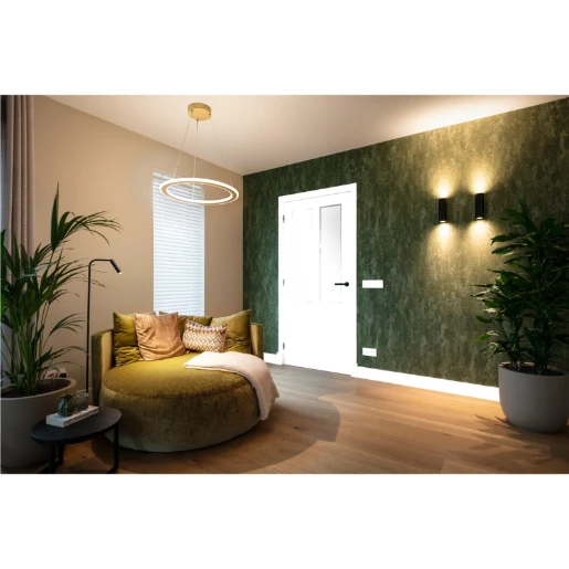 SLV Enola GU10 Armatuur boven/beneden 220x85mm Ø68mm zwart 151800