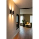 SLV GU10 asto tube wand zwart 2xgu10 95x70mm Ø70mm zwart 1006443