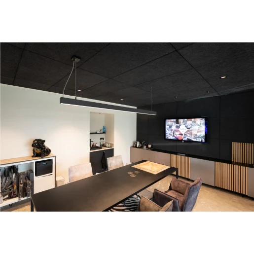 SLV Glenos II pendelarmatuur 3000K 85W 2050x50mm 1-10V zwart IP20 1001406