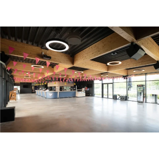 SLV Medo led pendelarmatuur 3000K 42W 900x900mm dimbaar zwart IP20 1008593