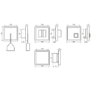 Jung LS range noodoproepset ls990 compleet set compleet 71x71mm wit NRSLS0834
