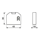 Jung HOME Puck binaire ingang 2-voudig batterijgevoed