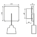 Jung LS range Miva trekimpulsgever LC32011 trekcontact 70x70mm IP20 NRSLC0834ZT203