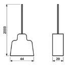 Jung NaV Bedieningselement trekkoord rood RAL 3003 ZS-34KO5S
